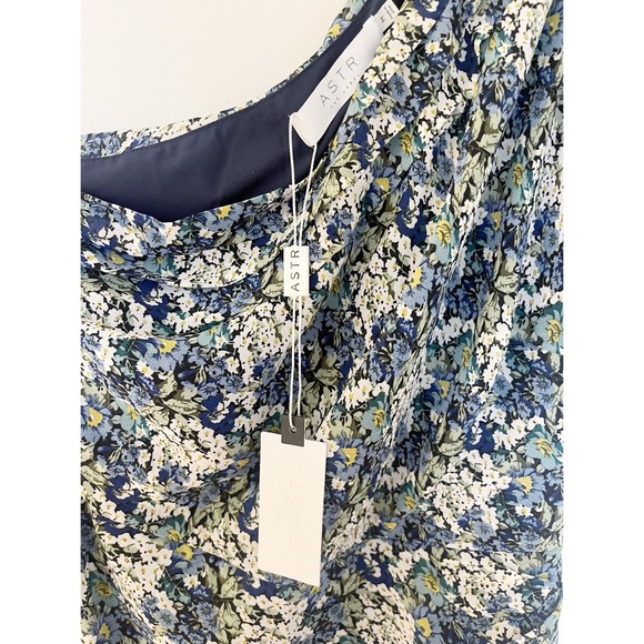 ASTR The Label ~ SANTORINI FLORAL ONE SHOULDER MIDI DRESS - Picture 8 of 8